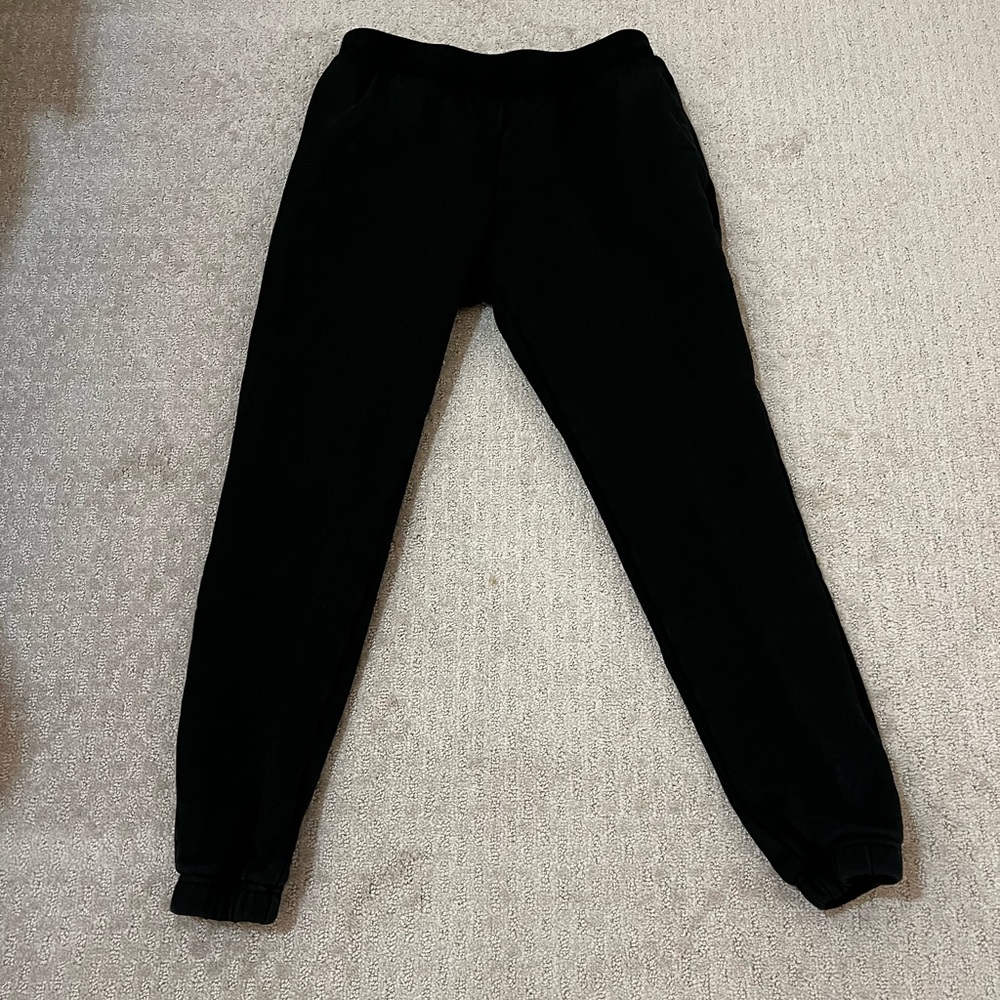 Rue Porter Jogger Sweatpants Black Size Medium